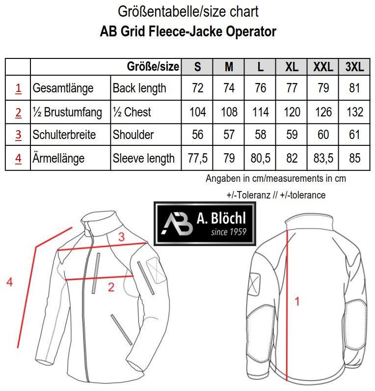 AB Operator Grid Fleece Jacket – Technical Midlayer