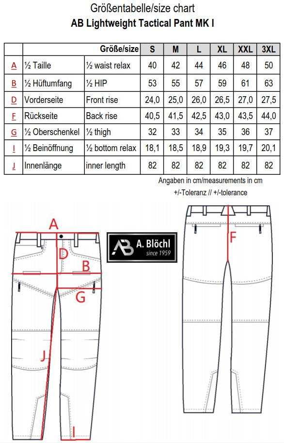 AB Lightweight Tactical Pants MK I – 4-Way Stretch