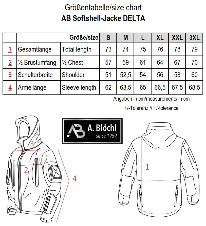 AB Delta Softshell Jacket – Windproof Tactical Softshell