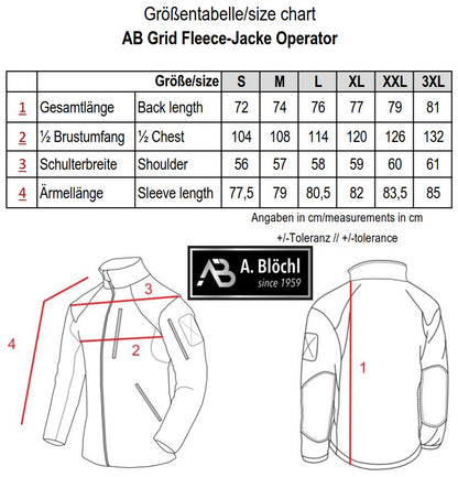 AB Operator Grid Fleece Jacket – Technical Midlayer