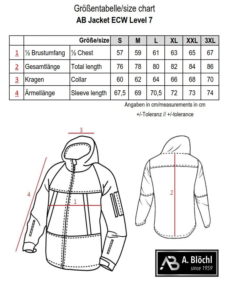 AB Extreme Cold Weather Jacket Level 7
