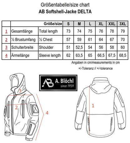 AB Delta Softshell Jacket – Windproof Tactical Softshell