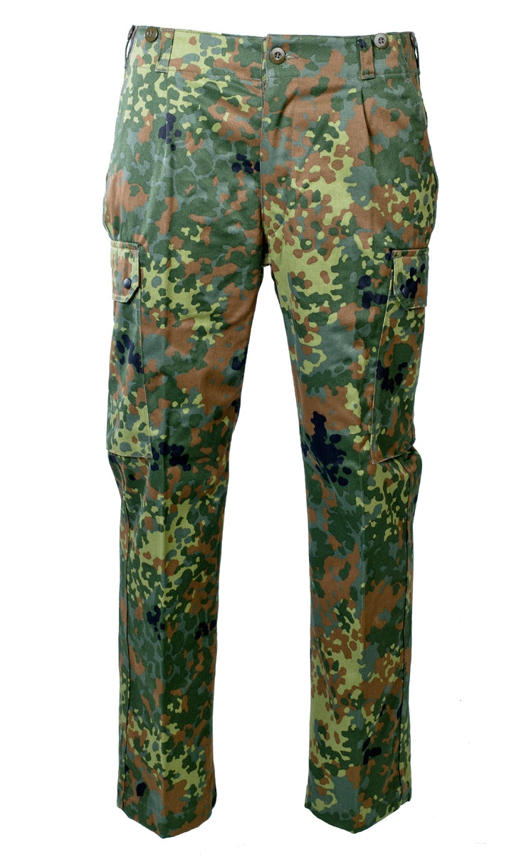 German Bundeswehr field pants in 5-color Flecktarn