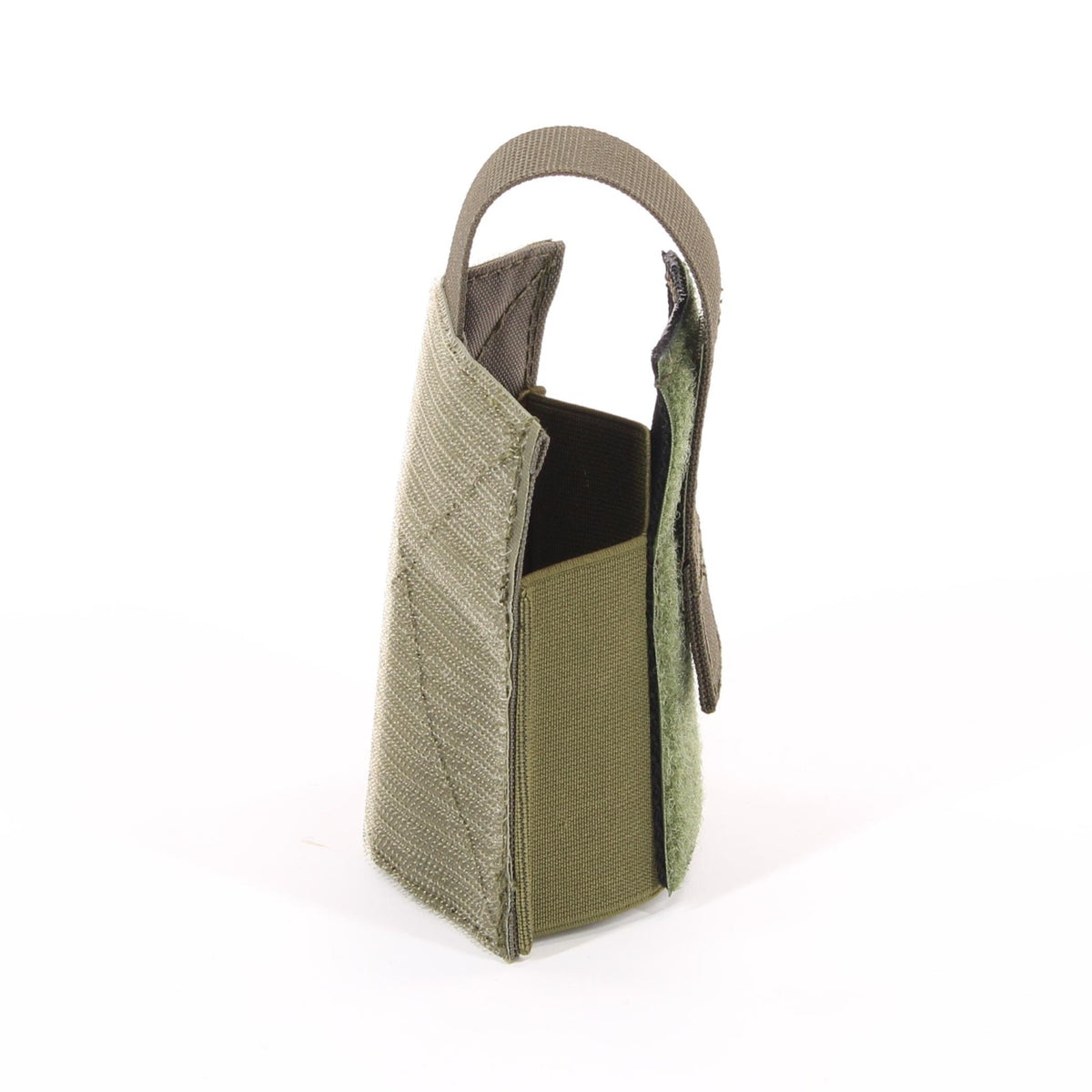 Hook-and-Loop Pistol Holder with Retention