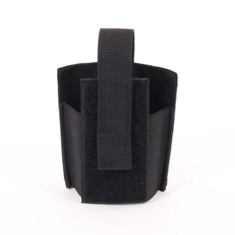 Hook-and-Loop Pistol Holder with Retention